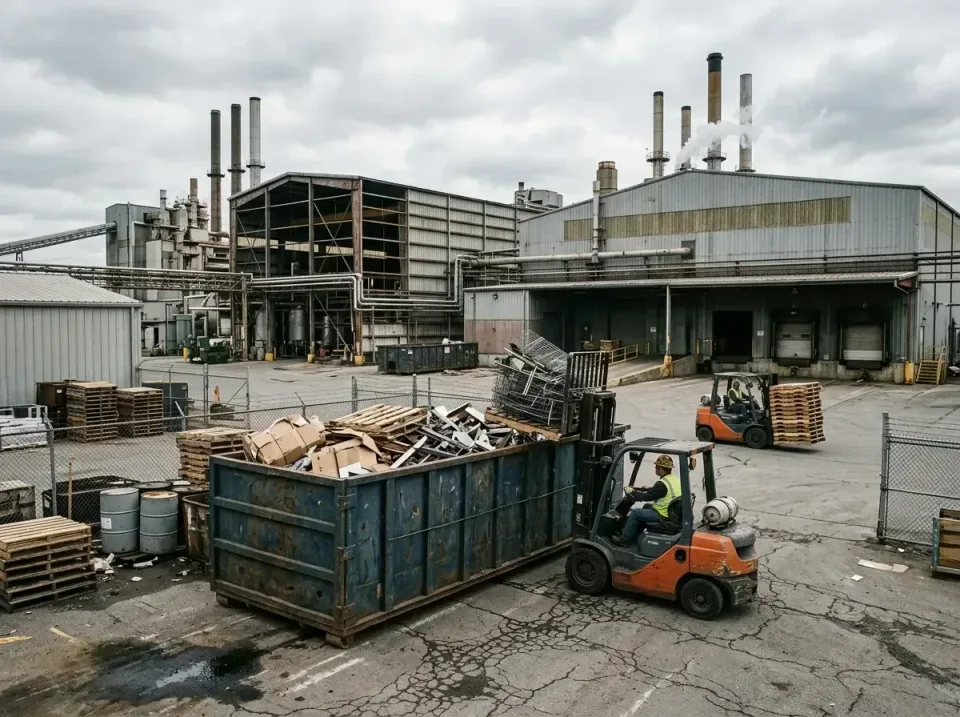 industrial-factory-scrap-conta-003 — frequently asked questions, Cheap Roll-off Dumpster Rentals in Camanche, IA